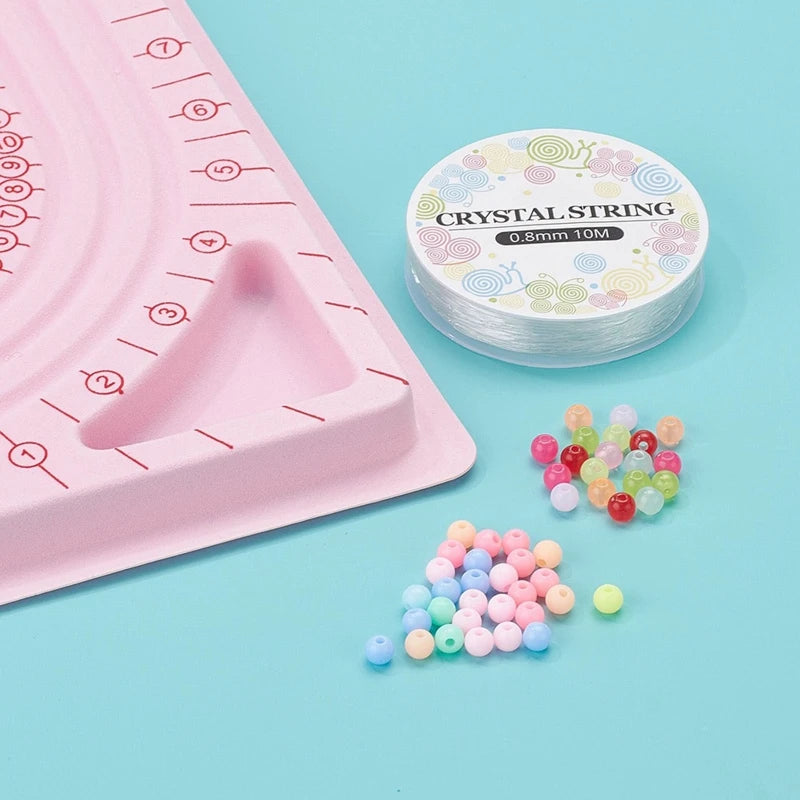 Bead Board Bracelet Design Board Flocked Bead Board Necklace Beading Jewelry Organizer Tray DIY Jewelry Making Tray Dropship