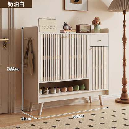 Slippers Storage Shoe Shelf College Dorm Essentials Modern Vertical Organizer Shoe Cabinet Wooden Muebles Entrance Furniture