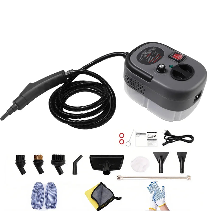 Kitchen Glass Steam Cleaner, Grease Remover, High-Temperature Carpet Sanitizer, Bathroom Bathtub Cleaner Household cleaning tools suitable for disinfecting and cleaning range hoods, air conditioners, and home appliances