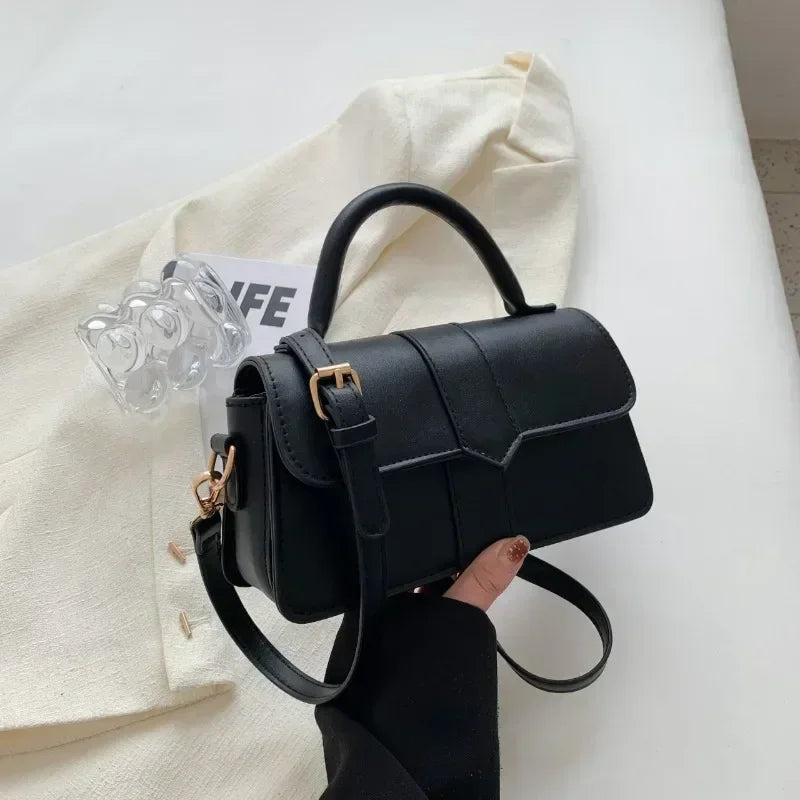 Pu Leather Shoulder Bag for Women Handbag  Fashion Crossbody Bags Vintage Underarm Bag Square Satchel Сумка Женская 2026 Тренд