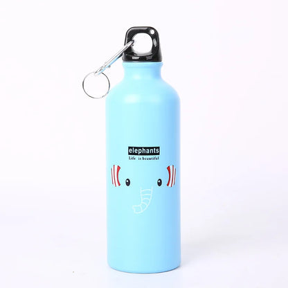 (12pcs) Camping Alloy Water Bottle 500ml Lightweight Single Wall Soft Camping Cycling Water Bottle