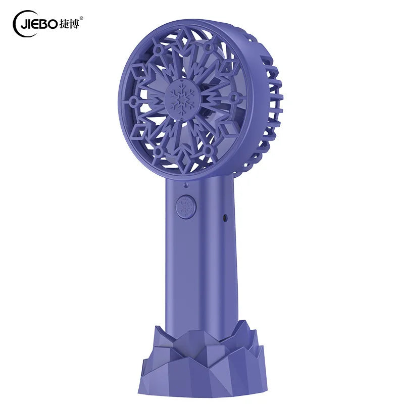 Portable Handheld Fan USB Rechargeable Mini Fan 3 Speed Quiet Personal Desk Fan for Office Outdoor Travel Summer Cooling Fan
