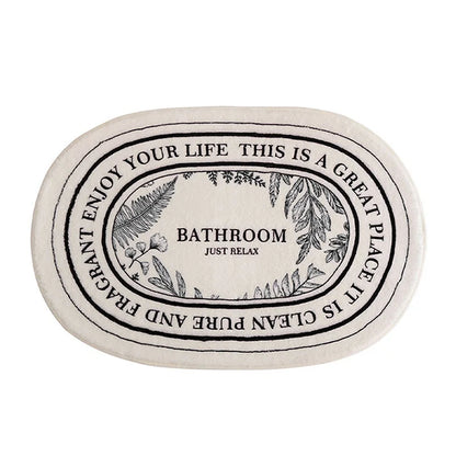 Non-Slip Bath Mat INS Style Doormat Absorbent Carpets Entrance Rug Balcony Floor Mats Living Room Bathroom Area Rugs 발매트