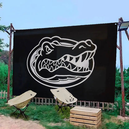 F-Florida G-Gators Football Cartoon Flag Art Science Fiction Room Home Decor Wall Hanging Home Decor Banner