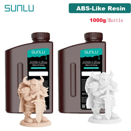 SUNLU UV ABS Like Resin 405nm 2KG 1KG/ Bottle Low Odor And Low Shrinkage For LCD 3D Printer Printing Material 3D Printing