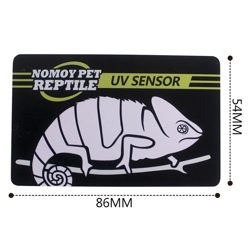UV testing paper tester, pet supplies, turtle UV testing tool, reptile UVB light bulb testing card
