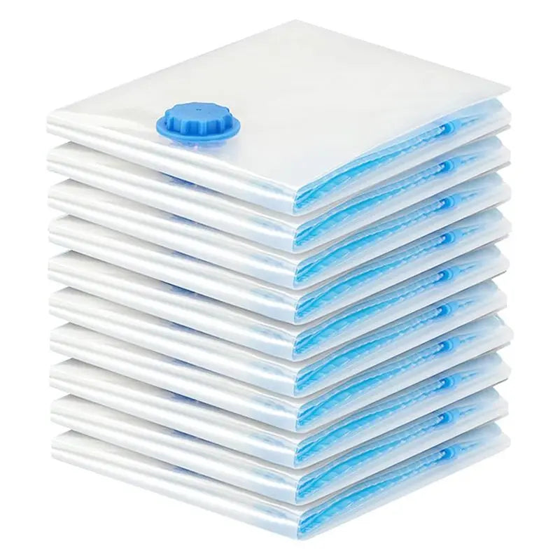 Hot Trend-Vacuum Bags For Clothes - Pack Of 10 40 X 30 Cm Reusable Storage Bags Vacuum Bags With Seal And Space Saving Travel Ba