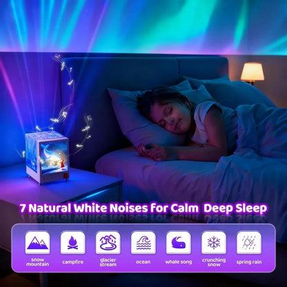 Star Projector Northern Lights Projector Aurora Light Projector with Bluetooth Speaker Light Projector for Bedroom for Adults