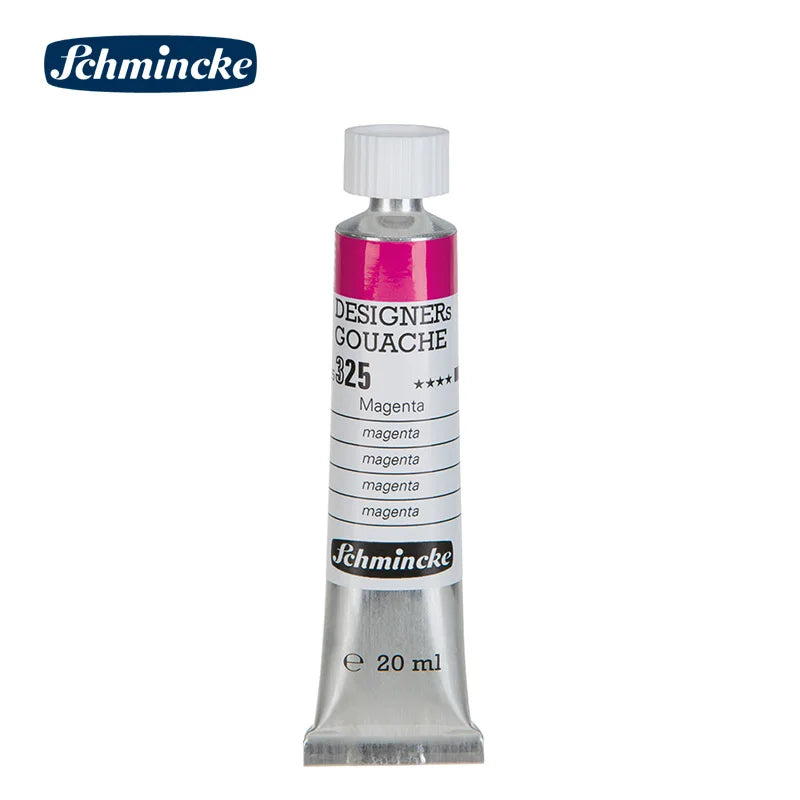 Germany Schmincke Designer Gouache Paint Tube 20ml Opaque Gouache Paint Professional Artist 48 Colors Drawing Art Supplies Cute