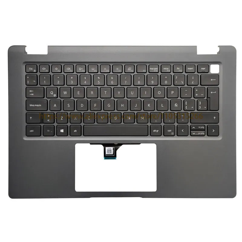 New For Dell Latitude 3440 3450 E3440 E3450 Palmrest with Backlit Keyboard 0R2DCD R2DCD (Black) 14”
