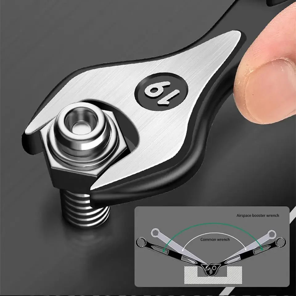 Durable Ratchet Wrench 8-32mm Universal Double Open Ends Torx Wrench Combination Wrench Fast Ratchet Wrench Auto Repair Tools