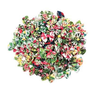 50/100pcs Summer Dog Hair Bows Pet Dog Hair Accessories Rubber Band Dog Accessories Pet Supplies Small Dog Bows Dogs Hair Bows