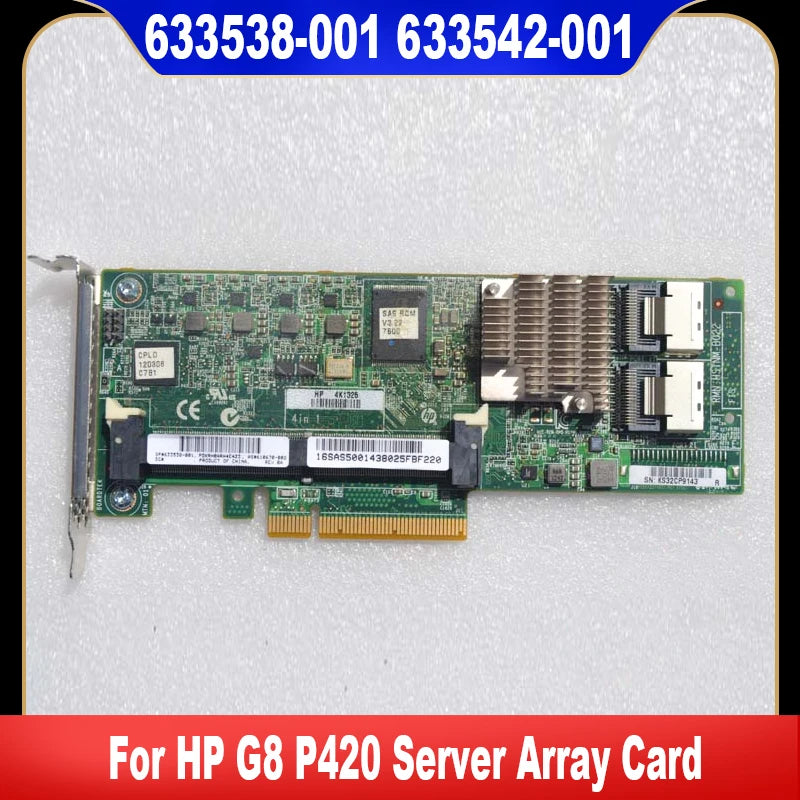 631670-B21 633538-001 633542-001 Original For HP G8 P420 Server Array Card 512M 1GB Cache Battery High Quality