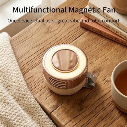 Portable Fan Mini Handheld Rechargeable Bladeless Electric Fan Suitable for Outdoor Ventilation With magnetic attachment