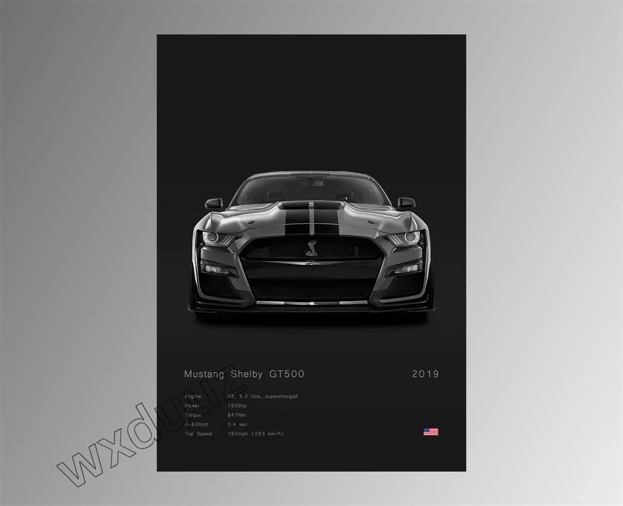 Modern Design Home Decoration Classic Popular Car Brand Motorsport Supercar Canvas Painting Wall Art Aesthetic Room Decor Poster