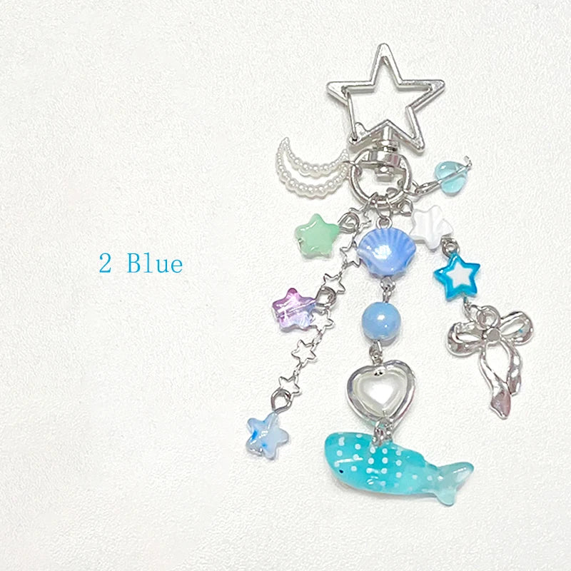 Shark keychain fairy core bag charm 1pcs