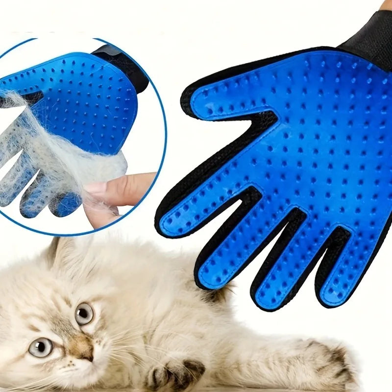 Pet Hair Glove Comb Pet Dog Cat Grooming Cleaning Glove Deshedding Hair remover Massage Brush Animal Supplies Cat Accessoies