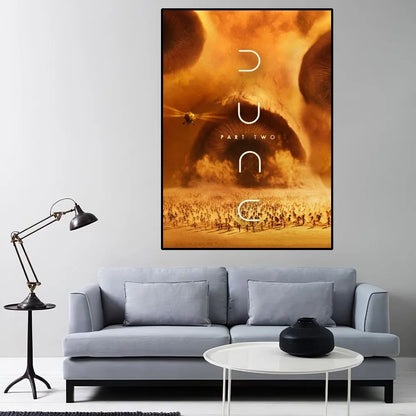 Dune Part Two Poster Home Room Decor Livingroom Bedroom Aesthetic Art Wall Painting Stickers