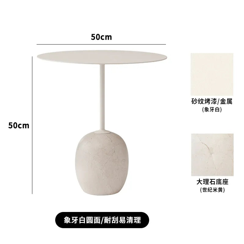 Luxury Coffee Table,Metal Marble Furniture,Home Living Room,TV Cabinet,Sofa,Side Circular Side Corner Tables