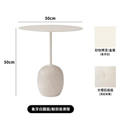 Luxury Coffee Table,Metal Marble Furniture,Home Living Room,TV Cabinet,Sofa,Side Circular Side Corner Tables