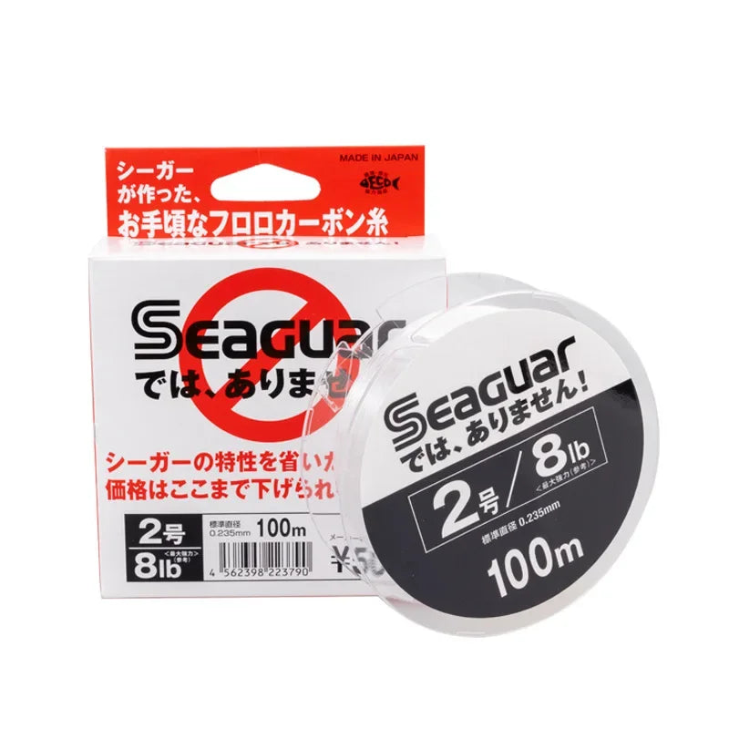 Japan Seaguar White Label Fluorocarbon Leading Main Line Subline Danshui Sea Rock Fishing Luya Line