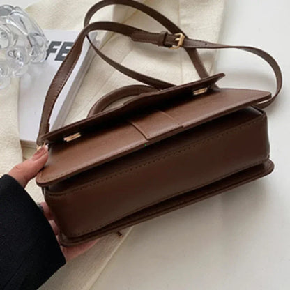 Pu Leather Shoulder Bag for Women Handbag  Fashion Crossbody Bags Vintage Underarm Bag Square Satchel Сумка Женская 2026 Тренд