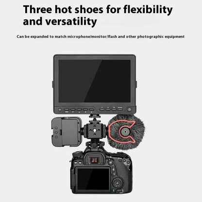Camera Accessories Three-head Hot And Cold Shoe Base Aluminum Alloy Extension For Camera Cage Rig Variety Of Expansion Interface