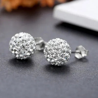 925 Sterling Silver Earrings Women Sparkling Zircon Long U-shaped Hoop Earring For Anniversary Wedding Jewelry Gifts