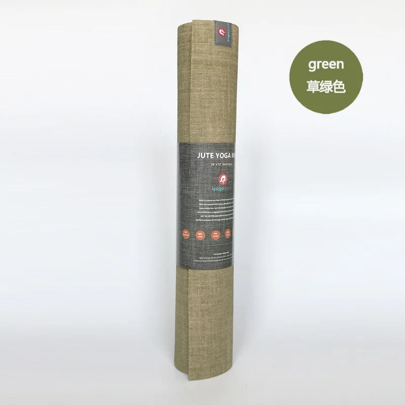 Natural jute yoga mat Eco-friendly natural jute yoga mat