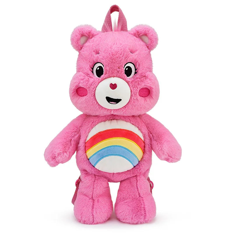 40CM Care Bears Plush Backpack Stuffed Toys Cute CareBears Dolls Children Schoolbag Girls Soft Soothing Birthday Christmas Gifts