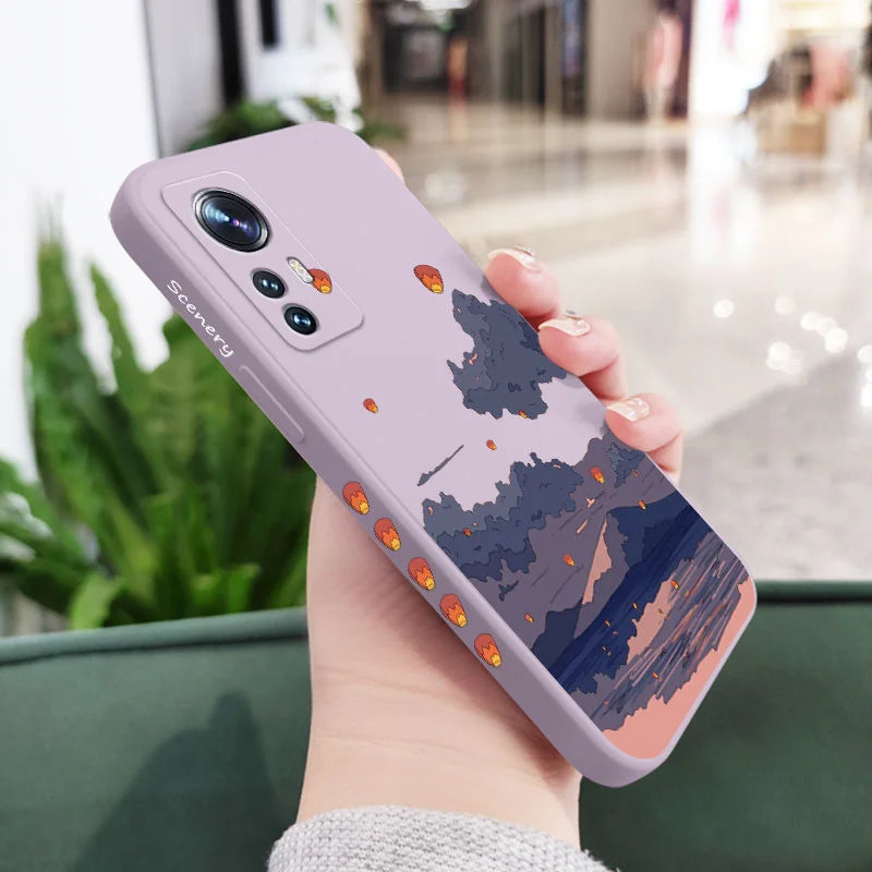Anime Scenery Phone Case For Xiaomi Mi 14 13 13T 12S 12 11 Ultra 10 12T 11T 10T  Pro Lite Poco F5 F4 X4 M4 F3 X3 Pro 4G 5G GT