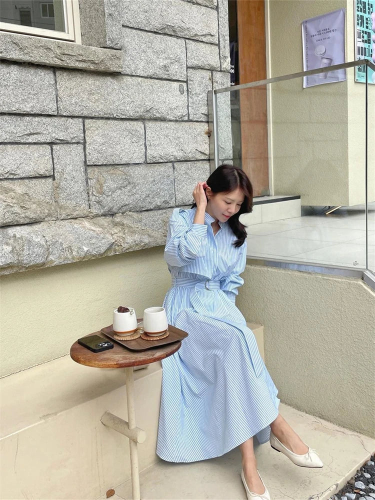 Vestidos Para Mujer Autumn Sundress Long Dresses for Women Vintage Dress De Mujer Elegantes Vestido Feminino a Official Store