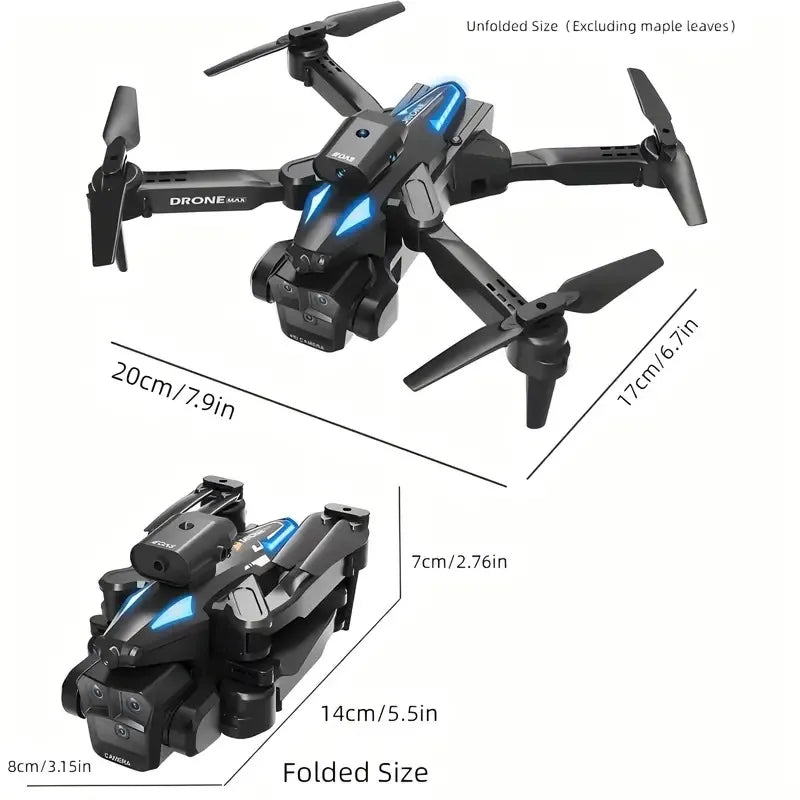 C10 Quadcopter Drone - 360° Infrared Obstacle Avoidance, Aerial Camera, Remote Control,  Perfect Gift，New Year/Thanksgiving Gift