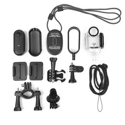 3CGRO-Action Camera 1080P Wifi Sports Camera 120° Wide Angle Lens Waterproof Case With Magnetic Lanyard Back Clip
