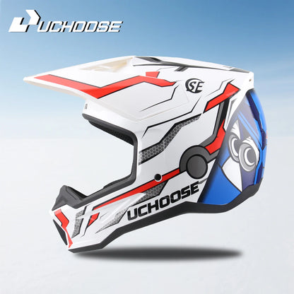 906-Motorcycle Off-Road Helmet, Fully Covered Electric Vehicle, Pulling Full Helmet, Mountain Downhill, All Season