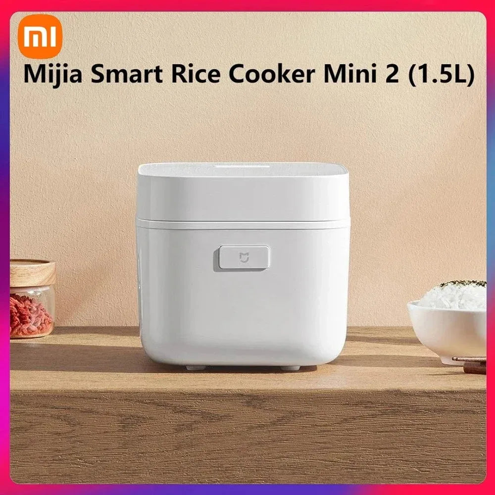 XIAOMI MIJIA Mini Electric Rice Cooker 1.6L Intelligent Automatic Household Kitchen Cooker for 1-2 Person Wifi Connect to APP