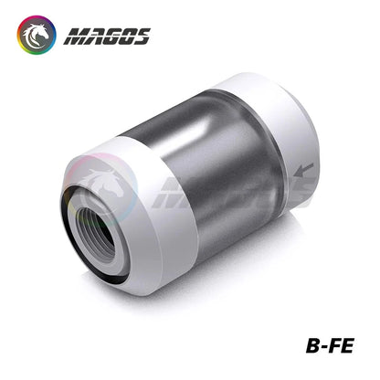 B-FE High Performance Metal Water Cooling Filter With High Flow Rate + Low Water Resistance, G1/4'' 0.058MM 250 Mesh Filter Net