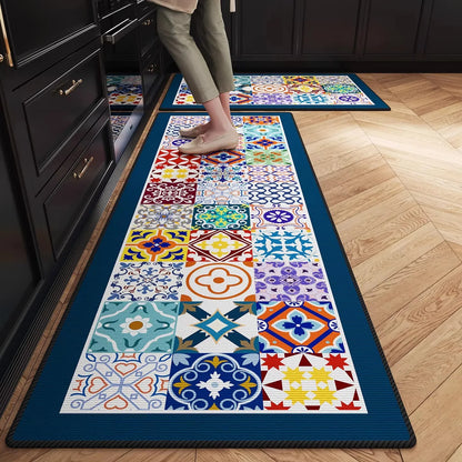 Kitchen Floor Mat Home Decor Rug American-style Carpet Wear-resistant Area Rugs Kitchen Foot Mats 주방바닥매트 Alfombra Cocina