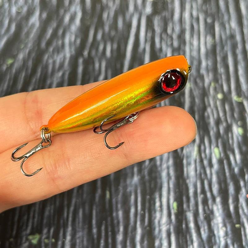 1 Stück 45 mm 3 g sinkender Bleistift-Angelköder Mini Popper Walking Dog künstlicher Hartköder Pesca Wobbler Swimbait Tackle Zubehör