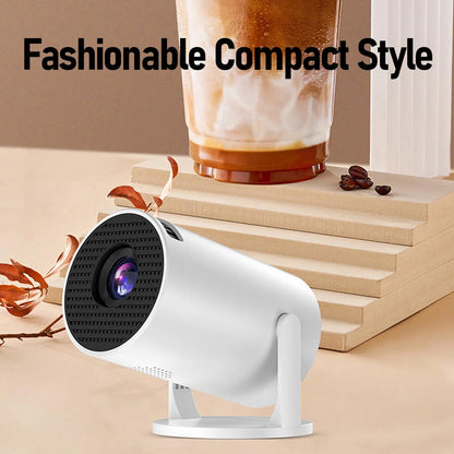 Portable Projector Home Theater Movie Video Projector Multi Ports Low Noise 240° Rotation Small WiFi Video Projector