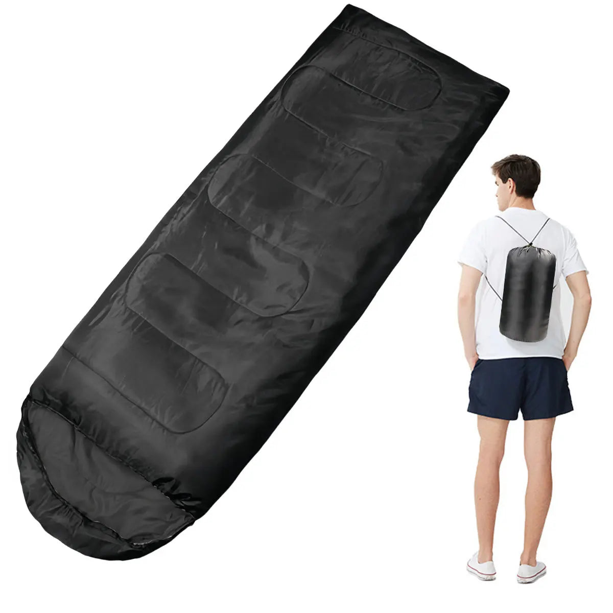 Four season camping sleeping bag - super comfortable, lightweight and durable, perfect for hiking, camping and mountaineering