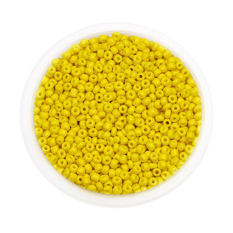 1000/500pcs 3/4mm Glass Seed Beads DIY Accessories Jewellery Making Materials Supplies Pony Bead For Craft Bracelets Jewelry