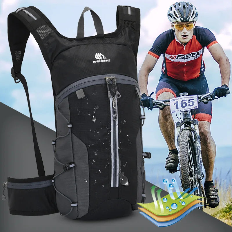Outdoor Cycling Backpack Mountain Bike Bag Outdoor Double-Shoulder Bag Lightweight Casual Travel Bag Cycling Gear