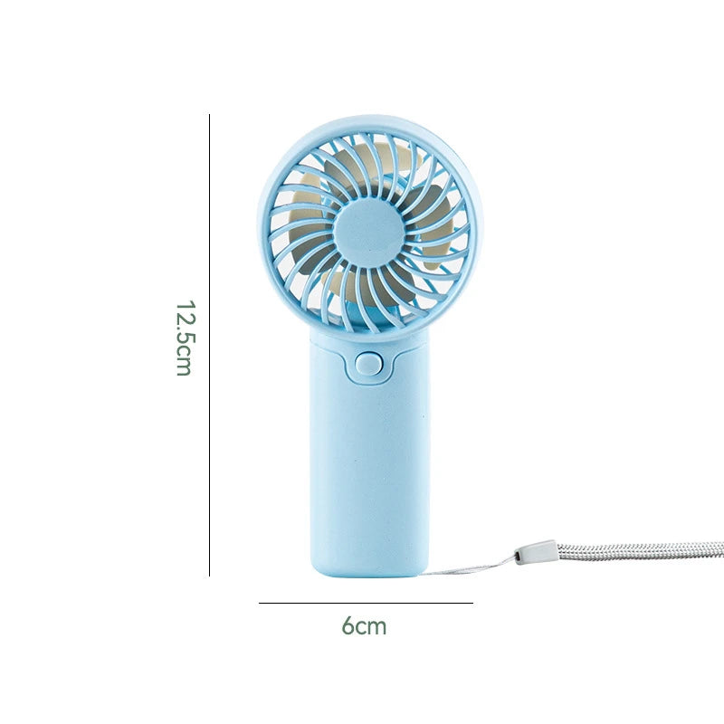 Portable Fan Convenient Creative Small Fan Pocket Hand-held Fan Lightweight AA Battery Handheld Mini Fan Air Coolers 2026 NEW