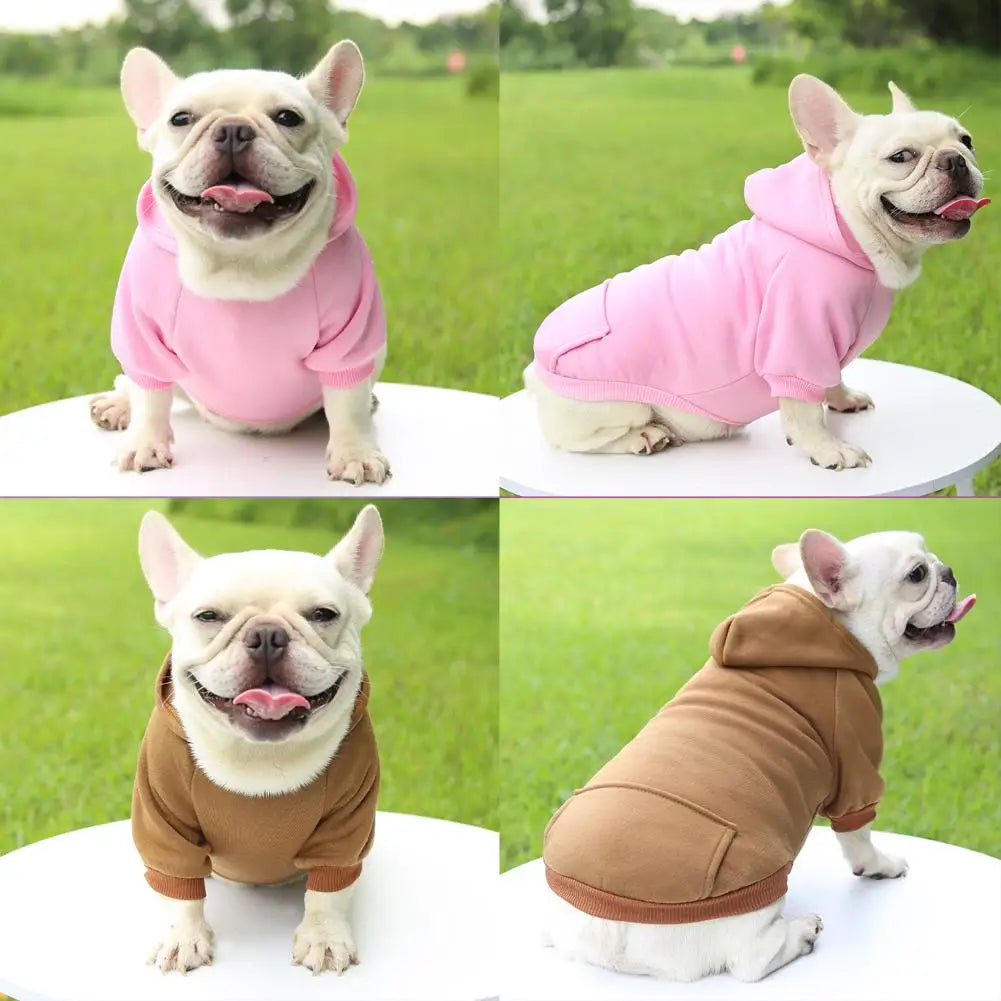 Pet Dog Clothes For Winter Clothing Warm Clothing for Chihuahua Coat Puppy Outfit Pet Clothes for French Bulldog Hoodies