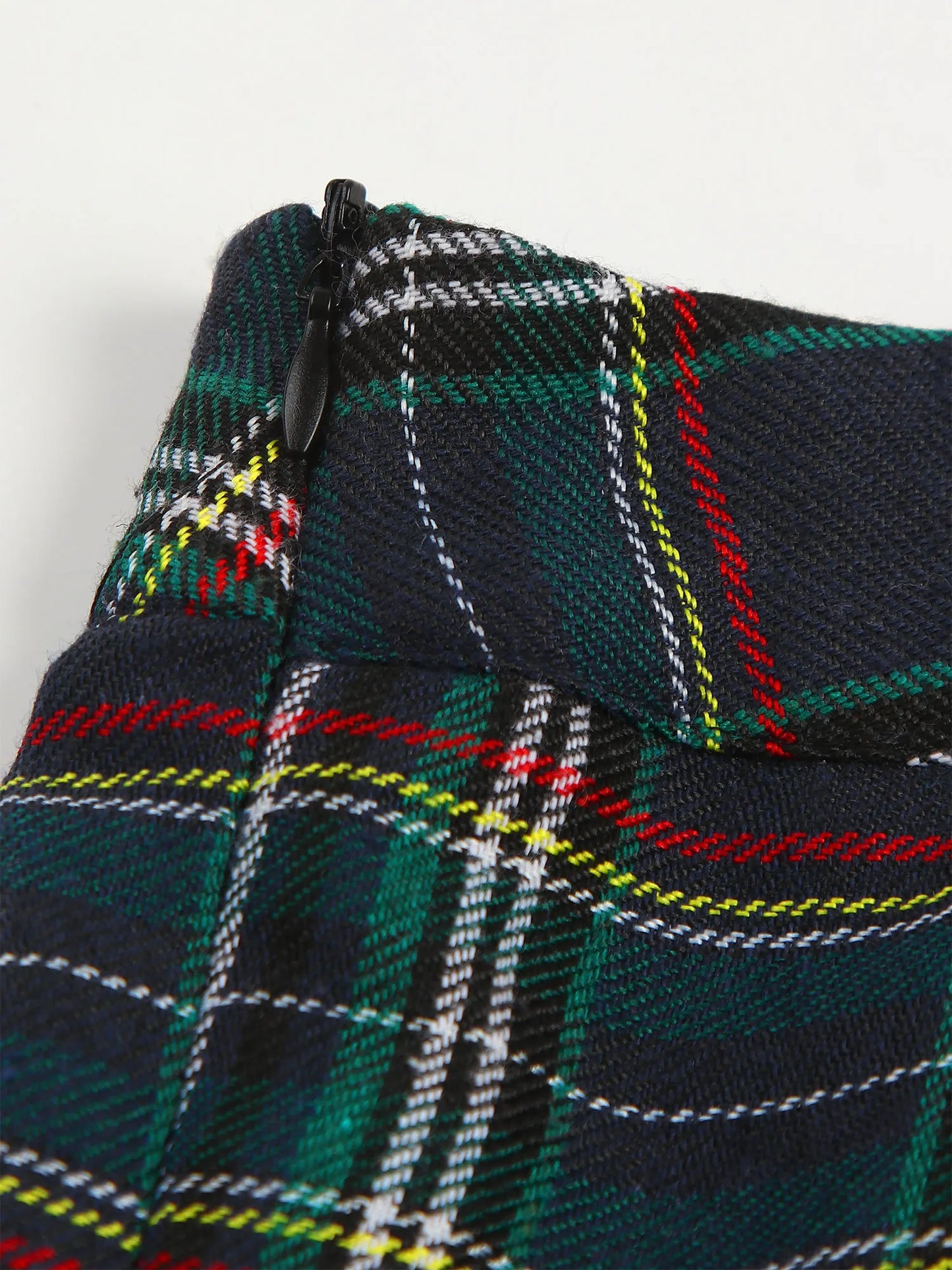 Women Japanese Schoolgirls Role Play Uniforms Zipper Plaid Pleated Mini Skirt Necktie Set Sexy Schoolgirls Skirt Cosplay Costume