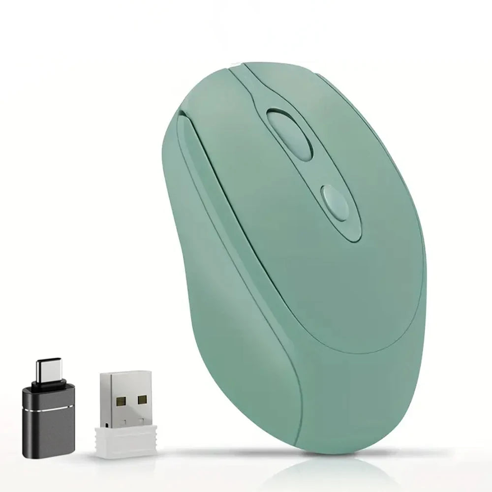Rechargeable Wireless Computer Mouse 2.4G Bluetooth-Compatible Wireless Mouse USB Silent Gamer Mice For PC Laptop Macbook Tablet