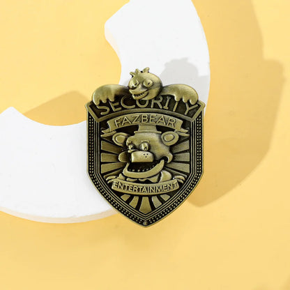 Game Peripherals Five Night At Freddy Brooch Metal Backpack Hat Badge Lapel Pin Fashionable Clothing Accessories Gift For Friend