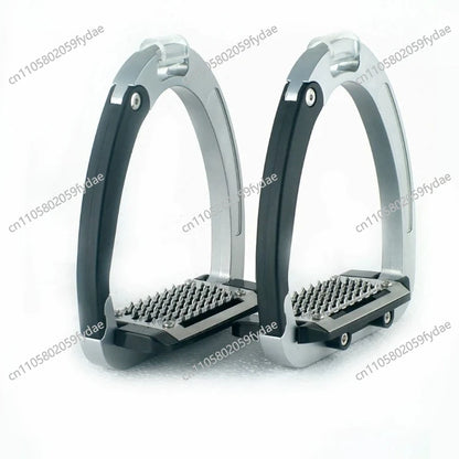 Safety Stirrups 125mm Saddle Accessories Aluminum Alloy Material Equestrian Equipment Complete Set