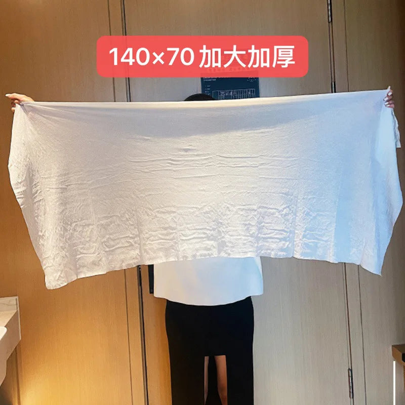 70x140cm Large Disposable Bath Towel Thick Compressed Towel Travel Quick-Drying BBQ Trip Essential Shower Washable Cloth Shower